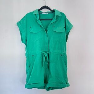 Ces Femme Vibrant Green Romper